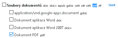 Vynucení PDF